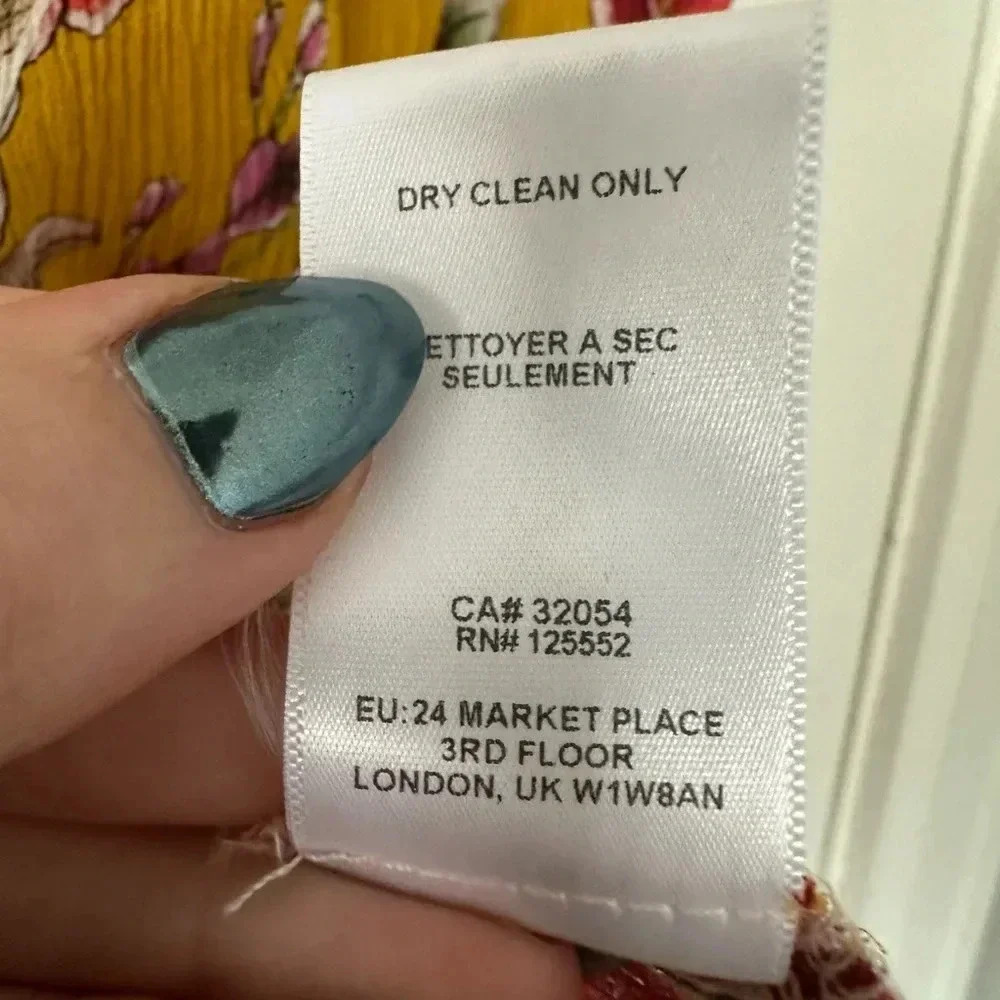 DOLAN Anthropologie Artemisia Silk Peasant Top - Picture 9 of 9